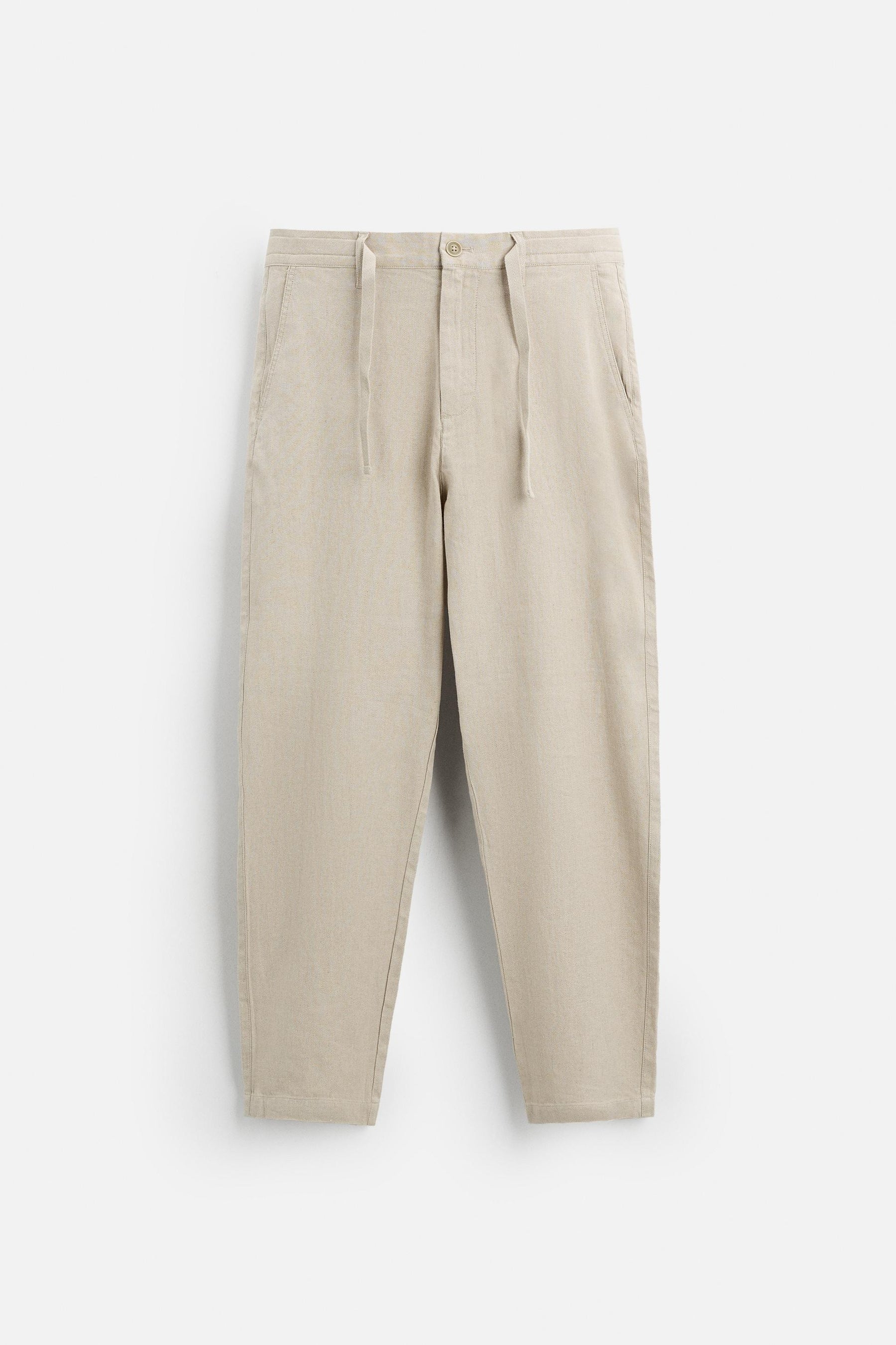 COTTON/LINEN TROUSERS - Image 5