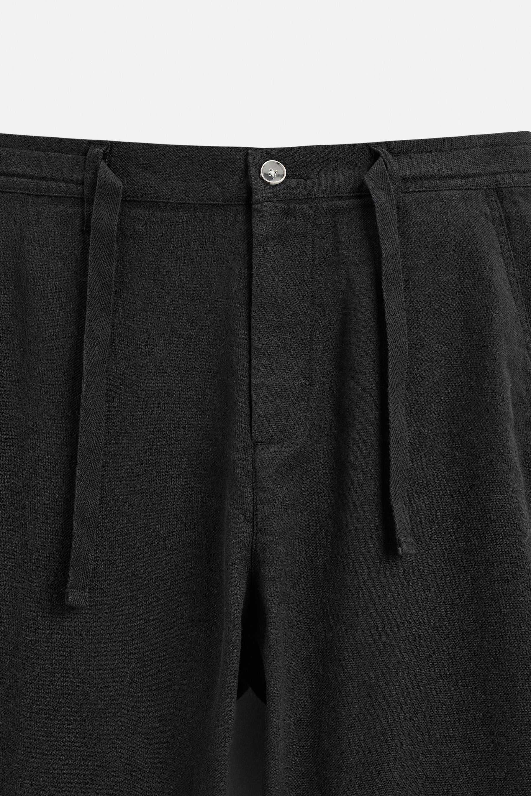 COTTON/LINEN TROUSERS - Image 8