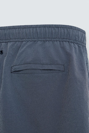 STRIPED MID-LENGTH SWIMMING TRUNKS - Image 9