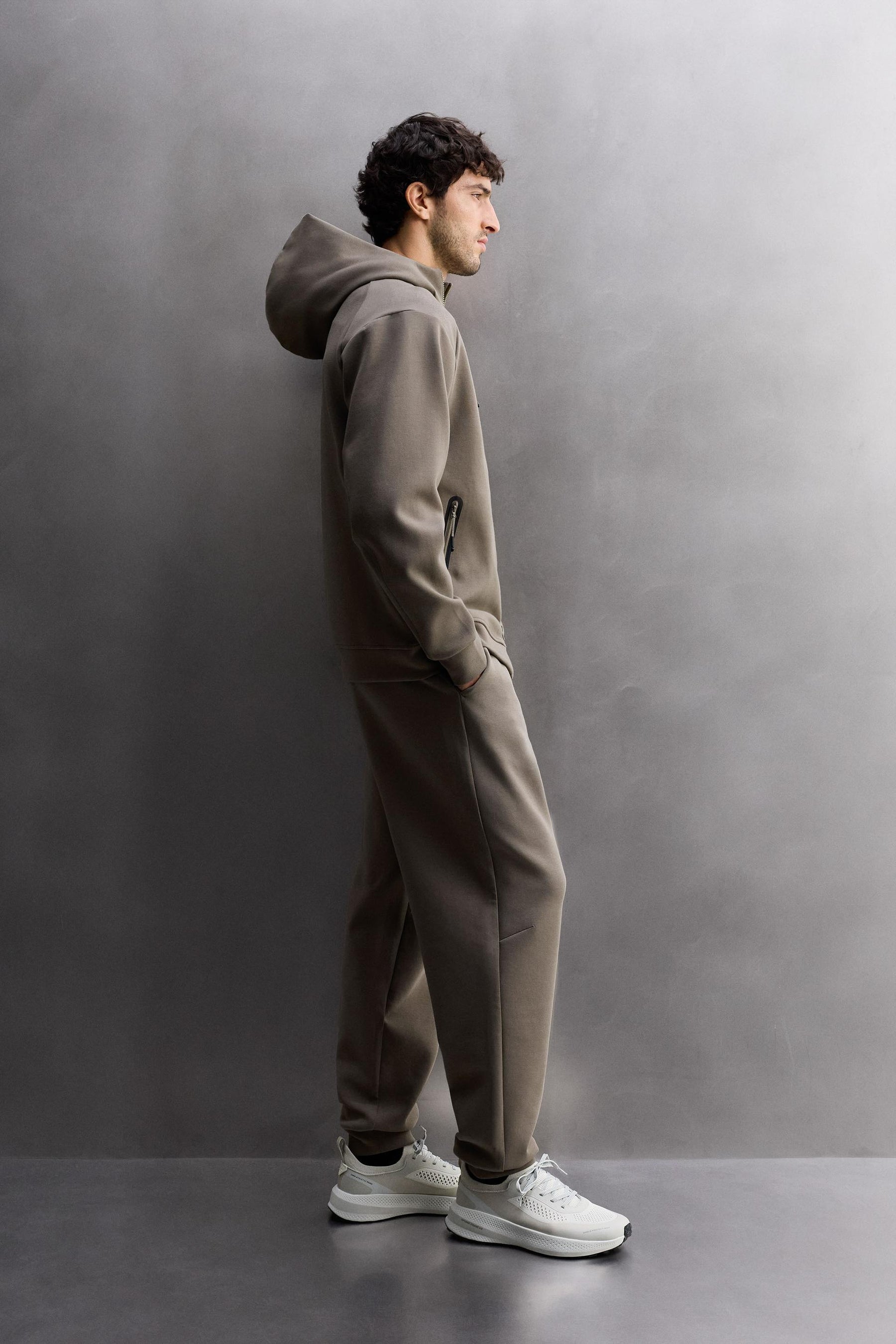 Funktionsjogginghose mit Reißverschluss