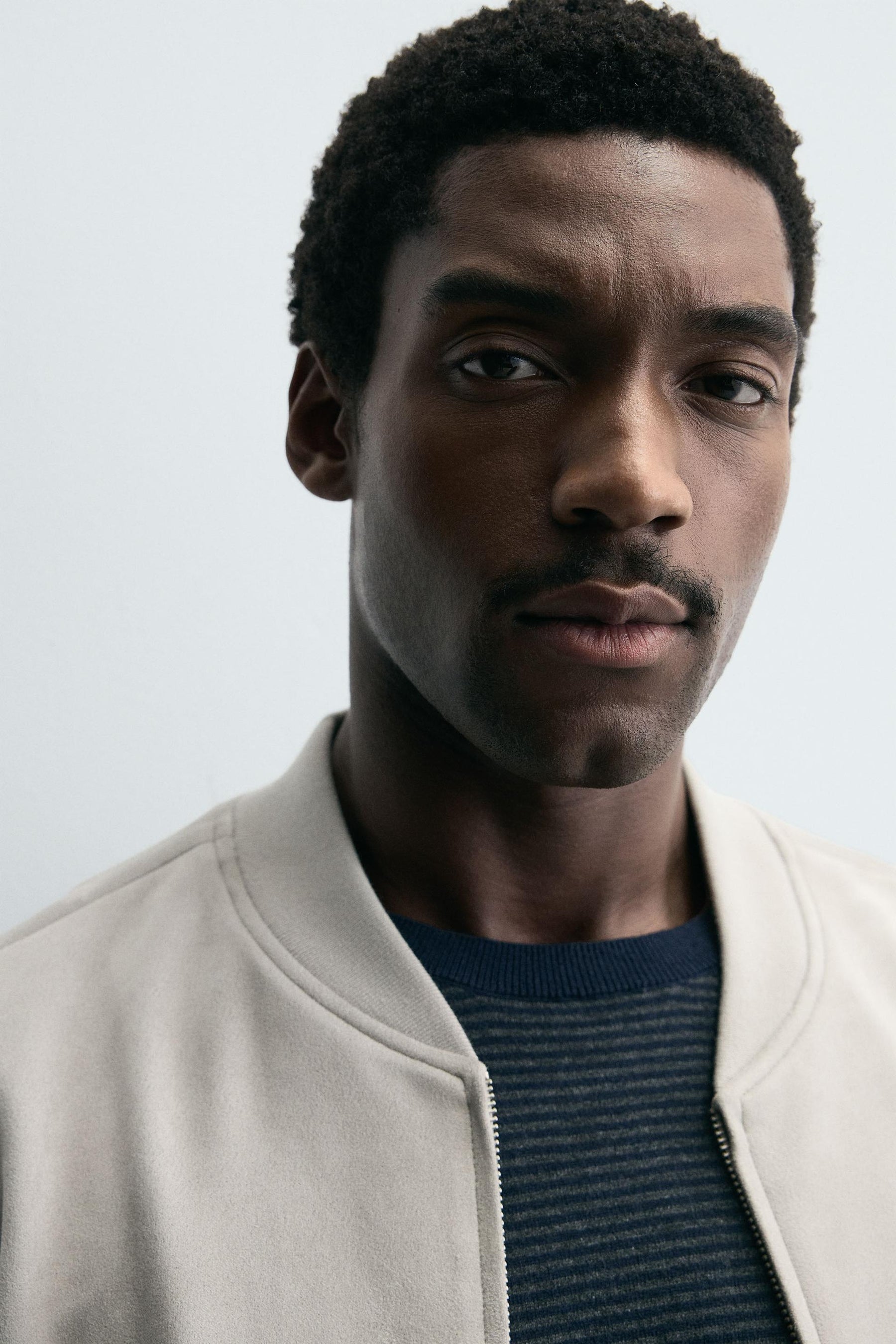 FAUX SUEDE BOMBER JACKET - Image 5