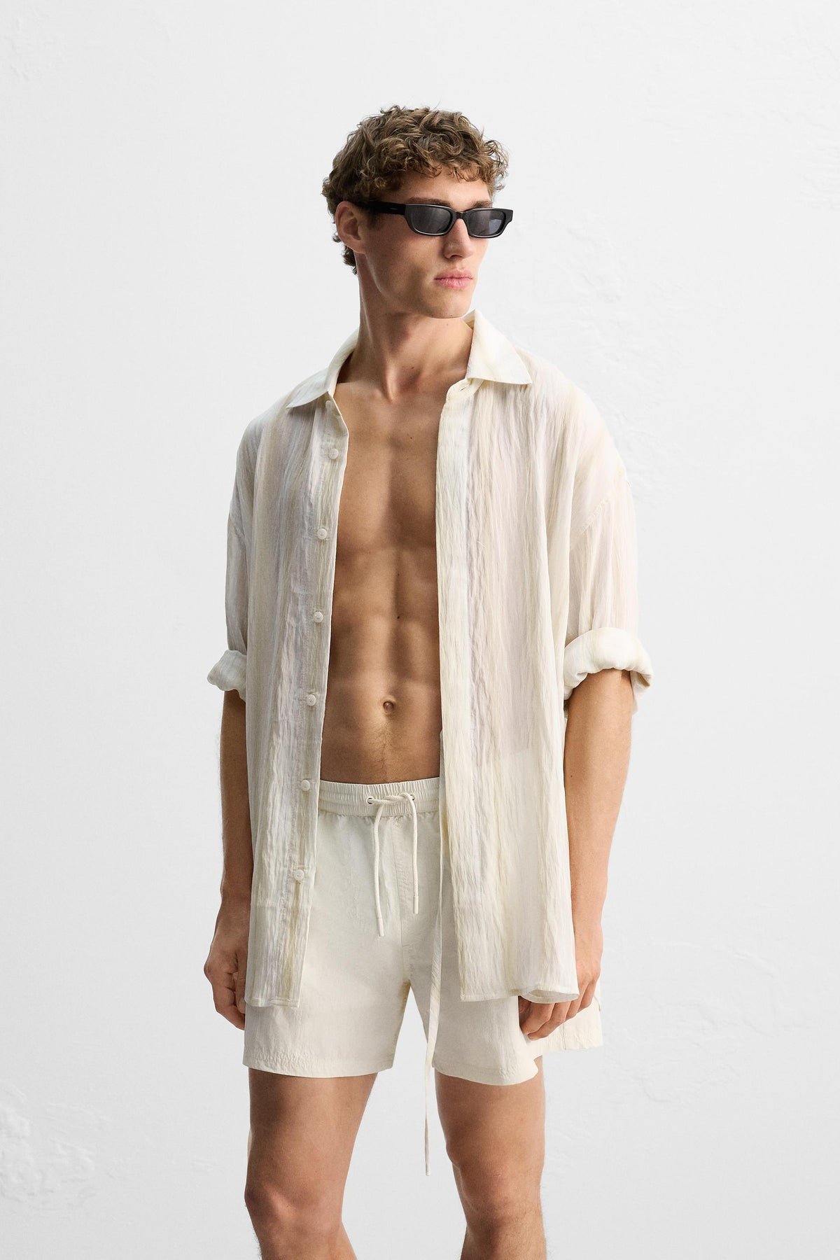 BASIC MID-LENGTH SWIMMING TRUNKS - Image 2