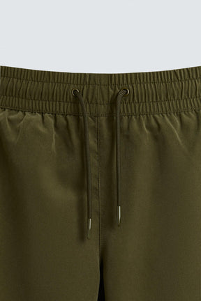 BASIC LONG SWIMMING TRUNKS - Image 8