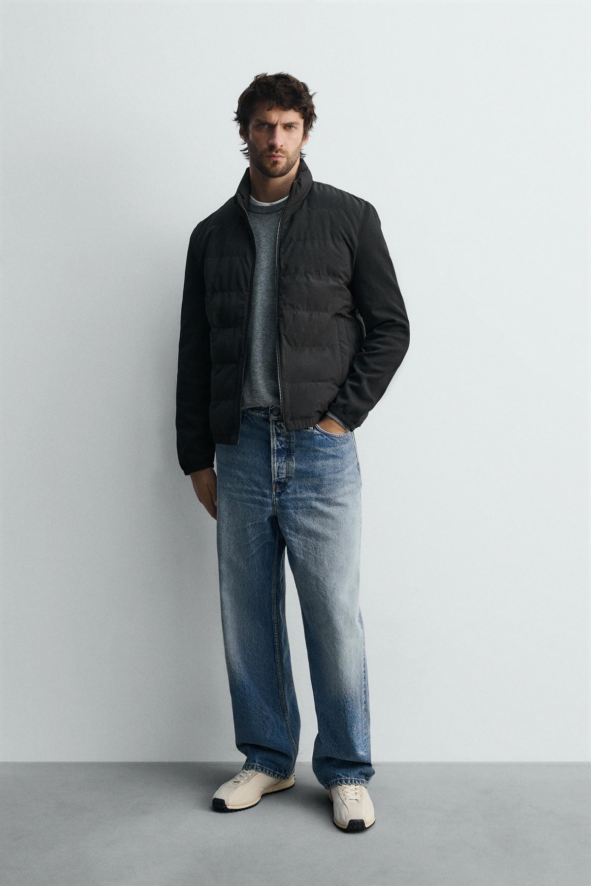 COMBINED QUILTED JACKET - Image 1