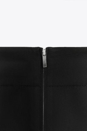FLARED BELT SKIRT