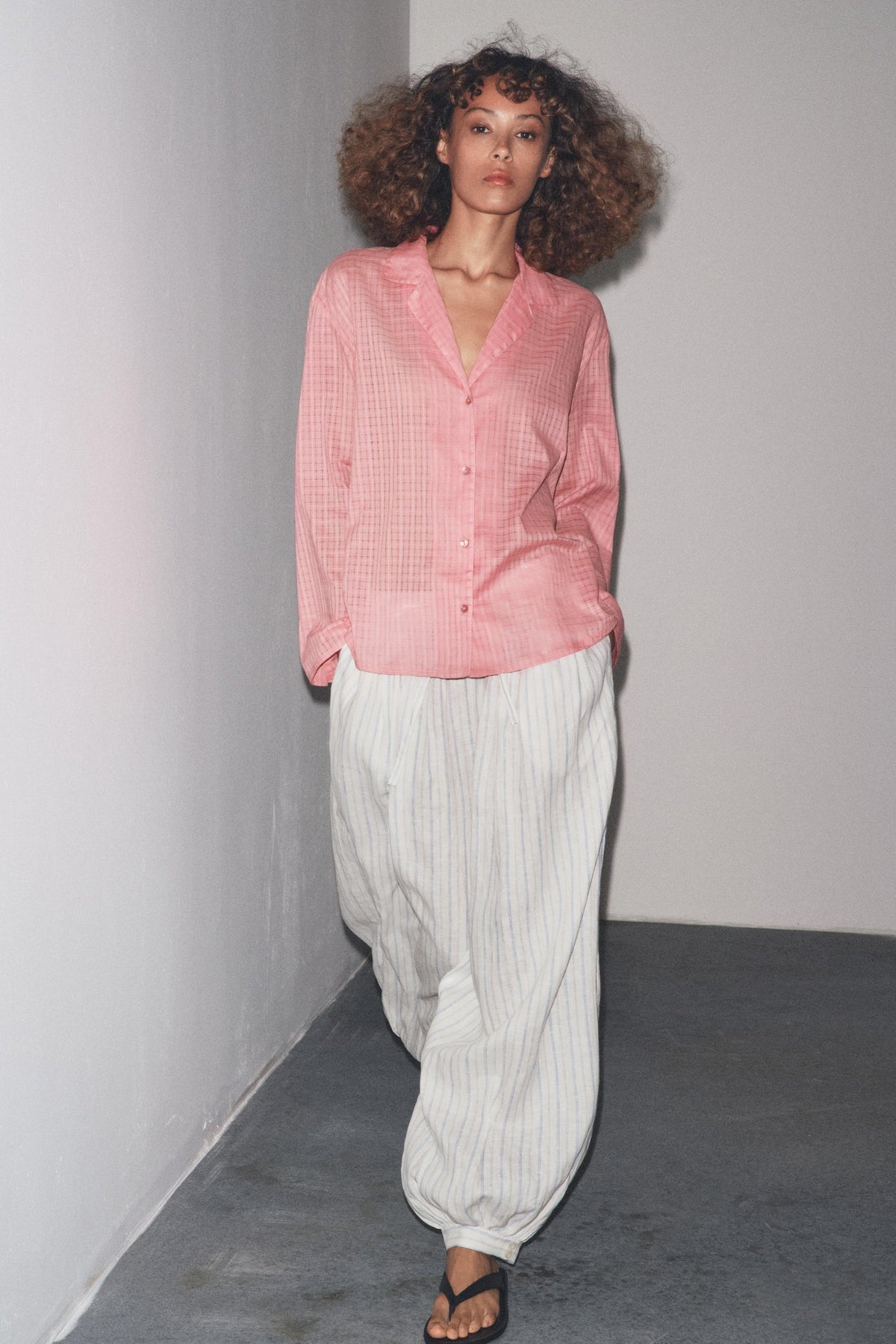 Check Pyjama Shirt