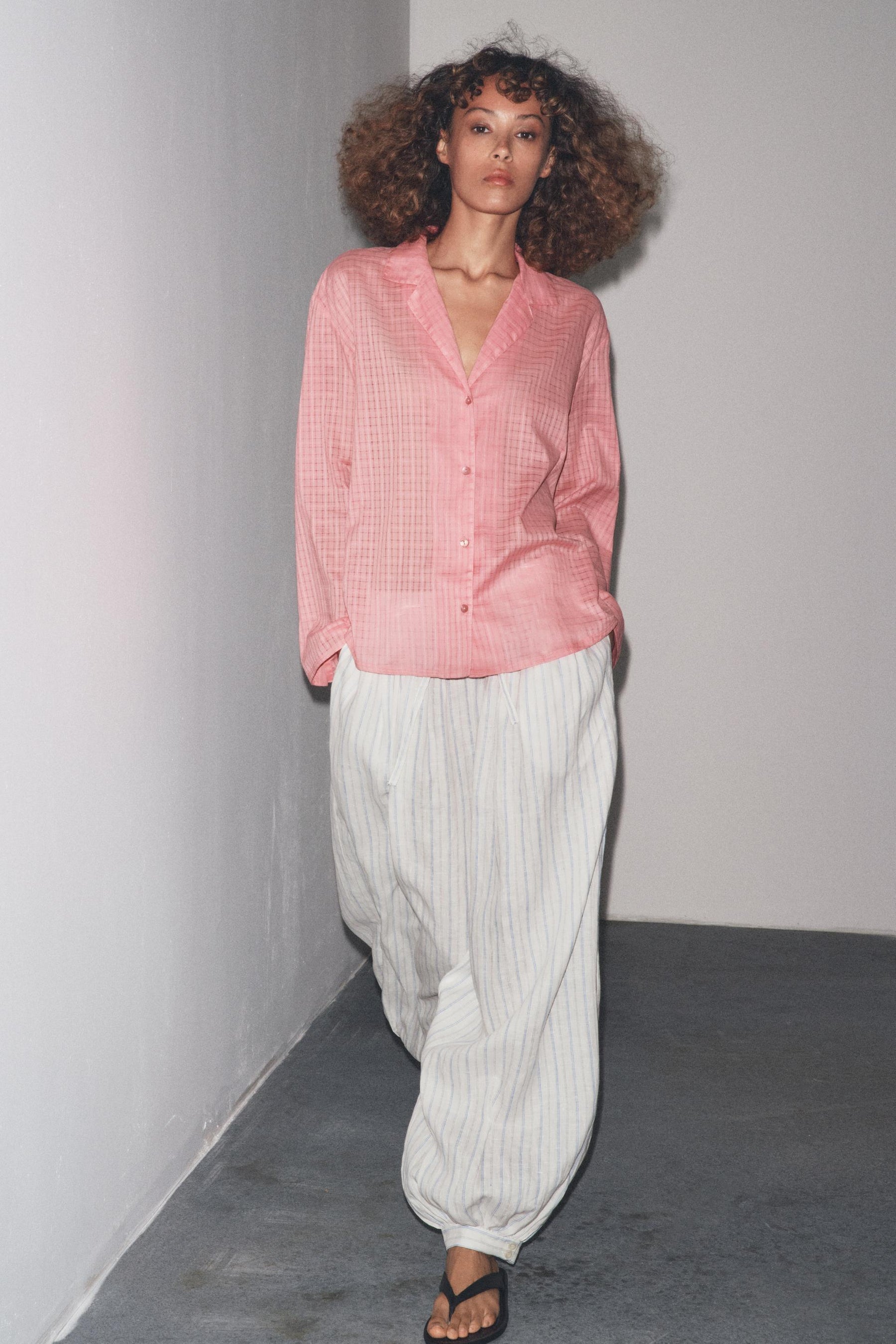 Check Pyjama Shirt