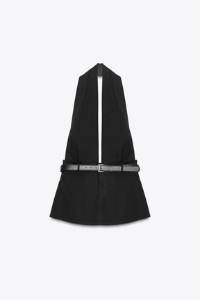 Belted Halter Top