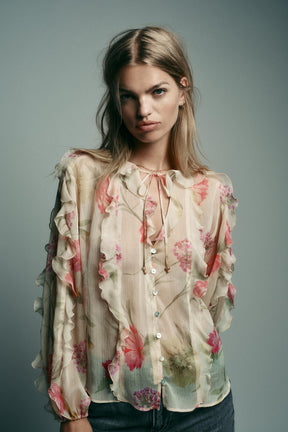 FLORAL PRINT SHIRT