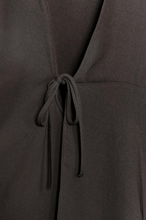 Asymmetric Wrap Blouse
