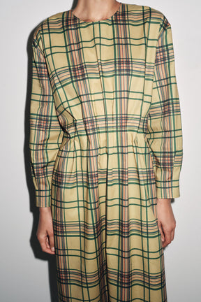 Check Midi Dress