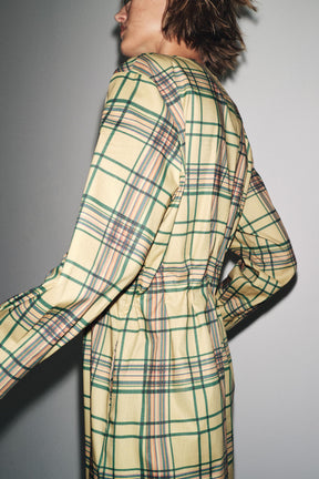 Check Midi Dress