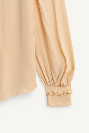 Romantic Bow-Accent Shirt