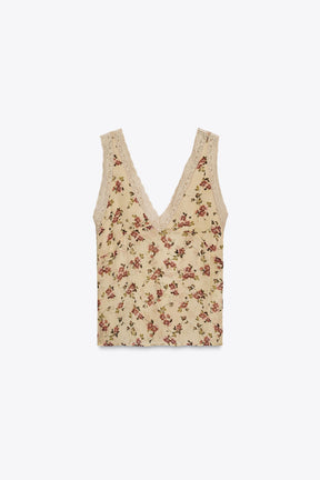 FLORAL LACE TOP