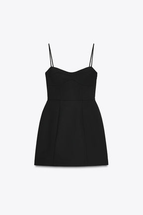 VOLUMINOUS SHORT DRESS