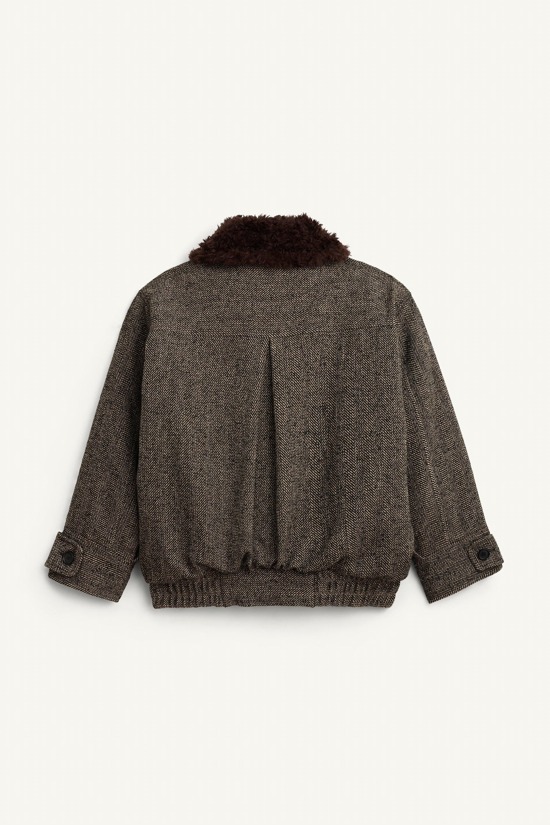 LIMITED EDITION HERRINGBONE COMBINED BOMBER JACKET - Image 7