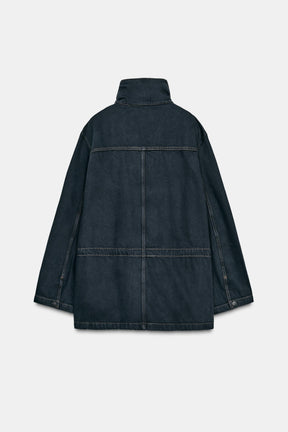 Ziernähte Taschenjacke
