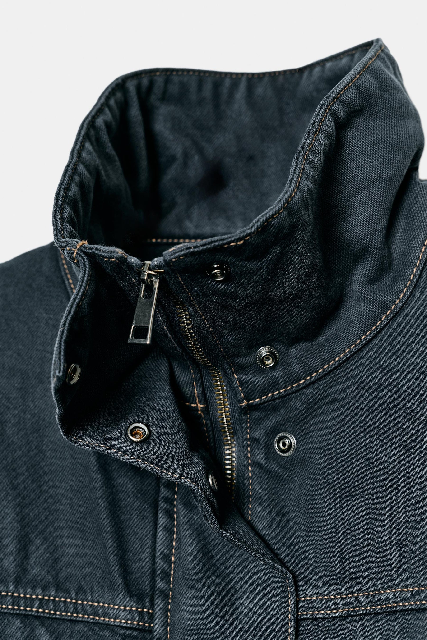 Ziernähte Taschenjacke