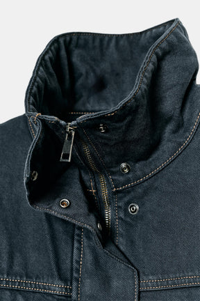 Ziernähte Taschenjacke