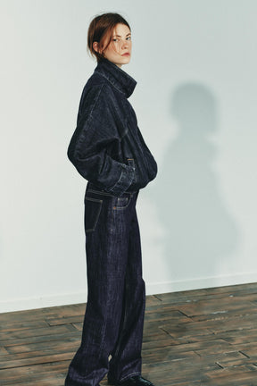 TRF BATWING SLEEVE DENIM JACKET - Image 5