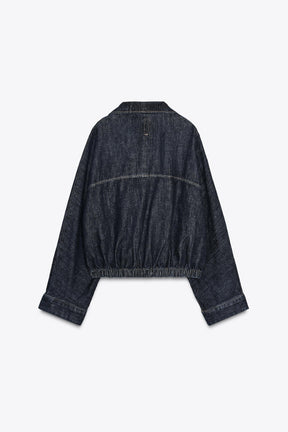 TRF BATWING SLEEVE DENIM JACKET - Image 7
