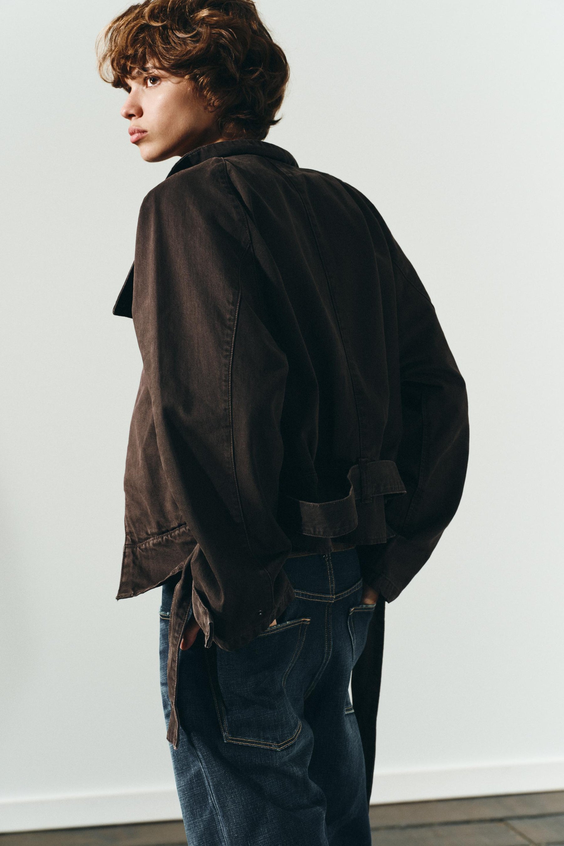 Cotton Belted Jacket