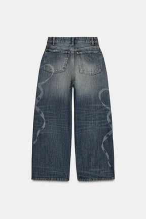 Baggy Jeans with Side