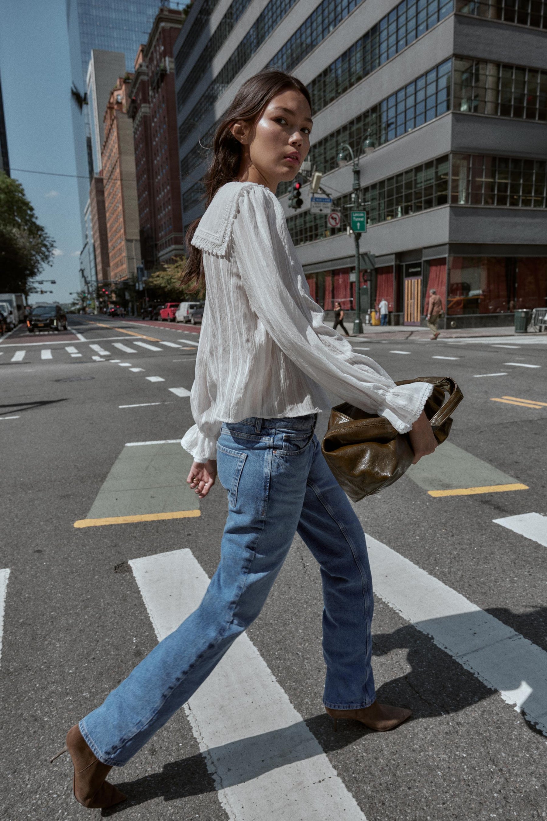 Lace Collar Shirt