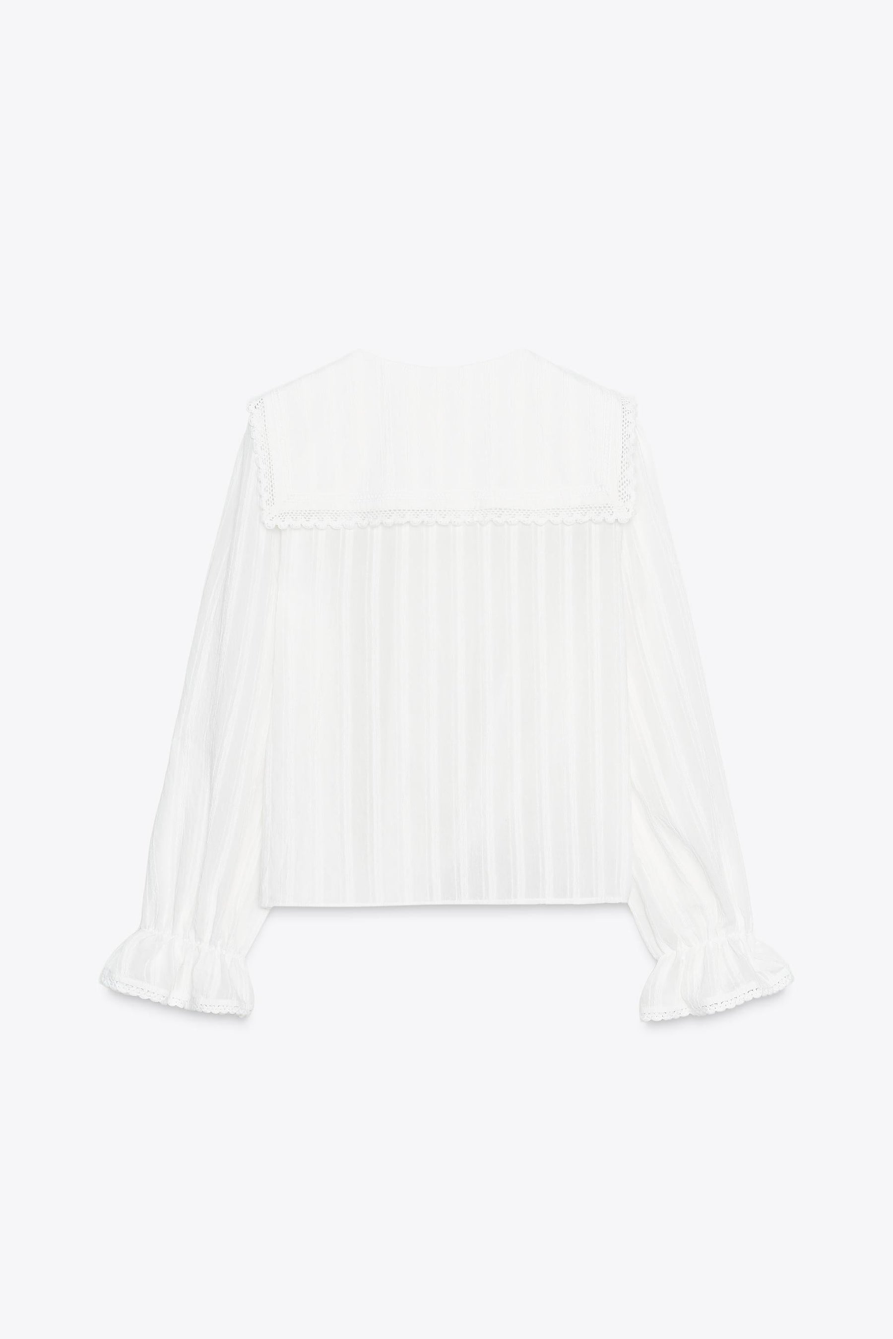 Lace Collar Shirt
