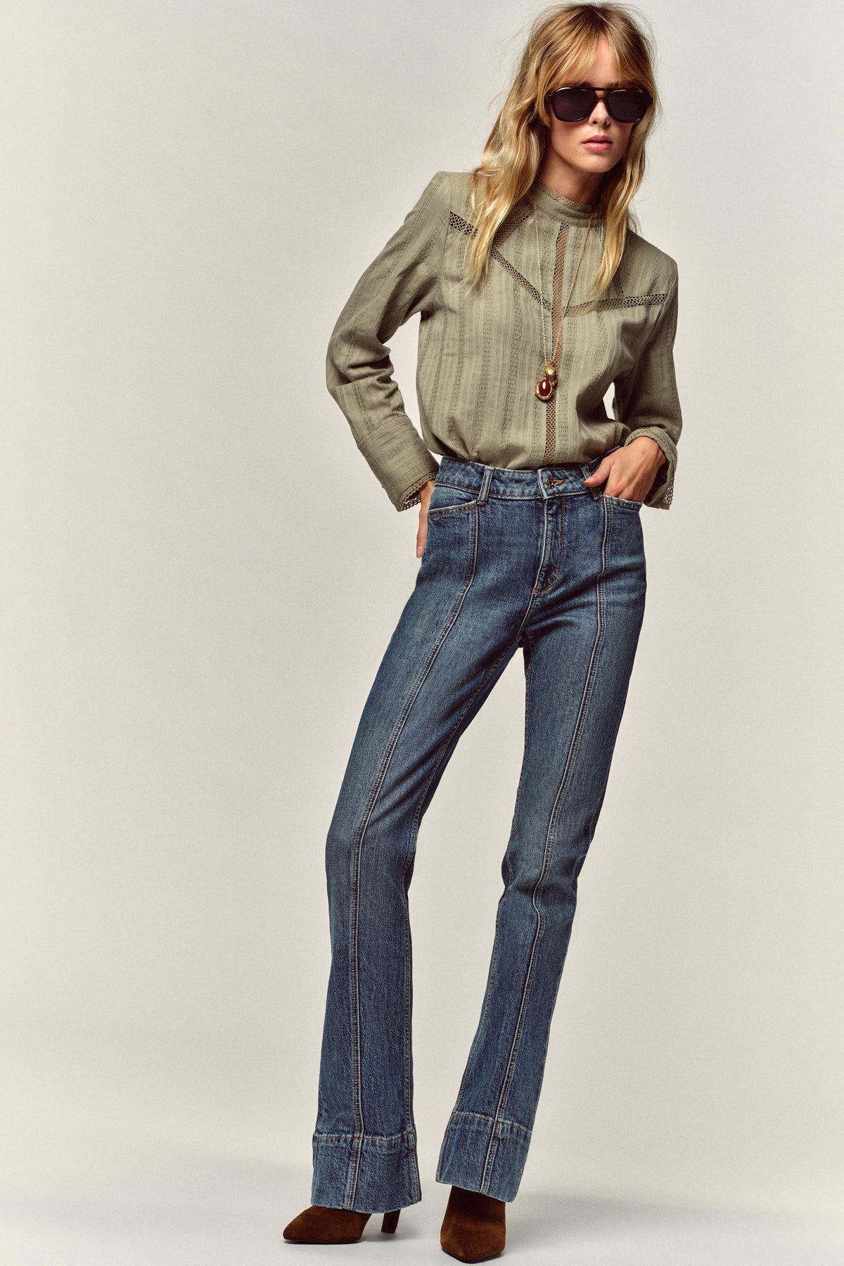 Lace Trim Shirt