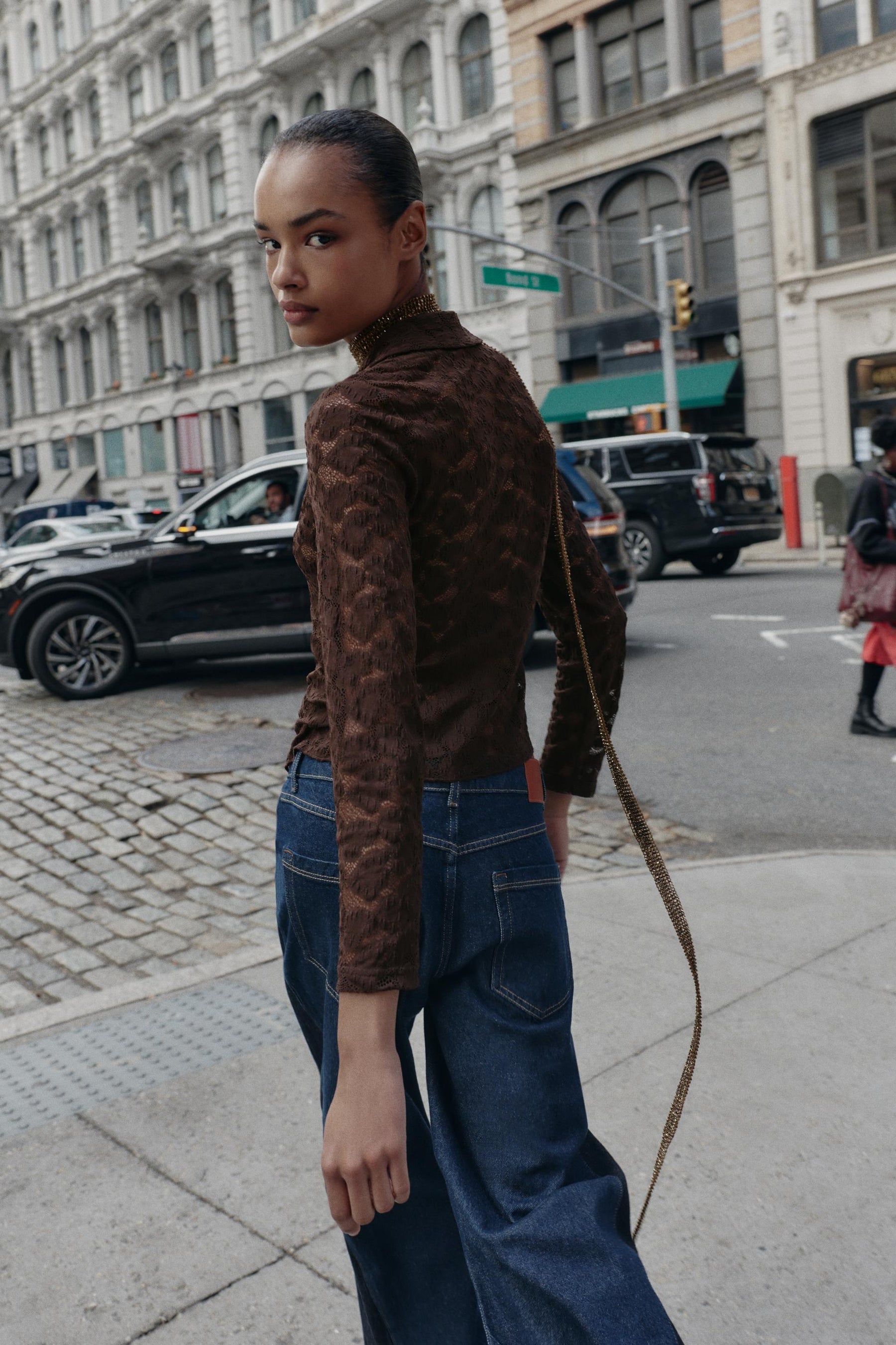 Pointelle Knit Top