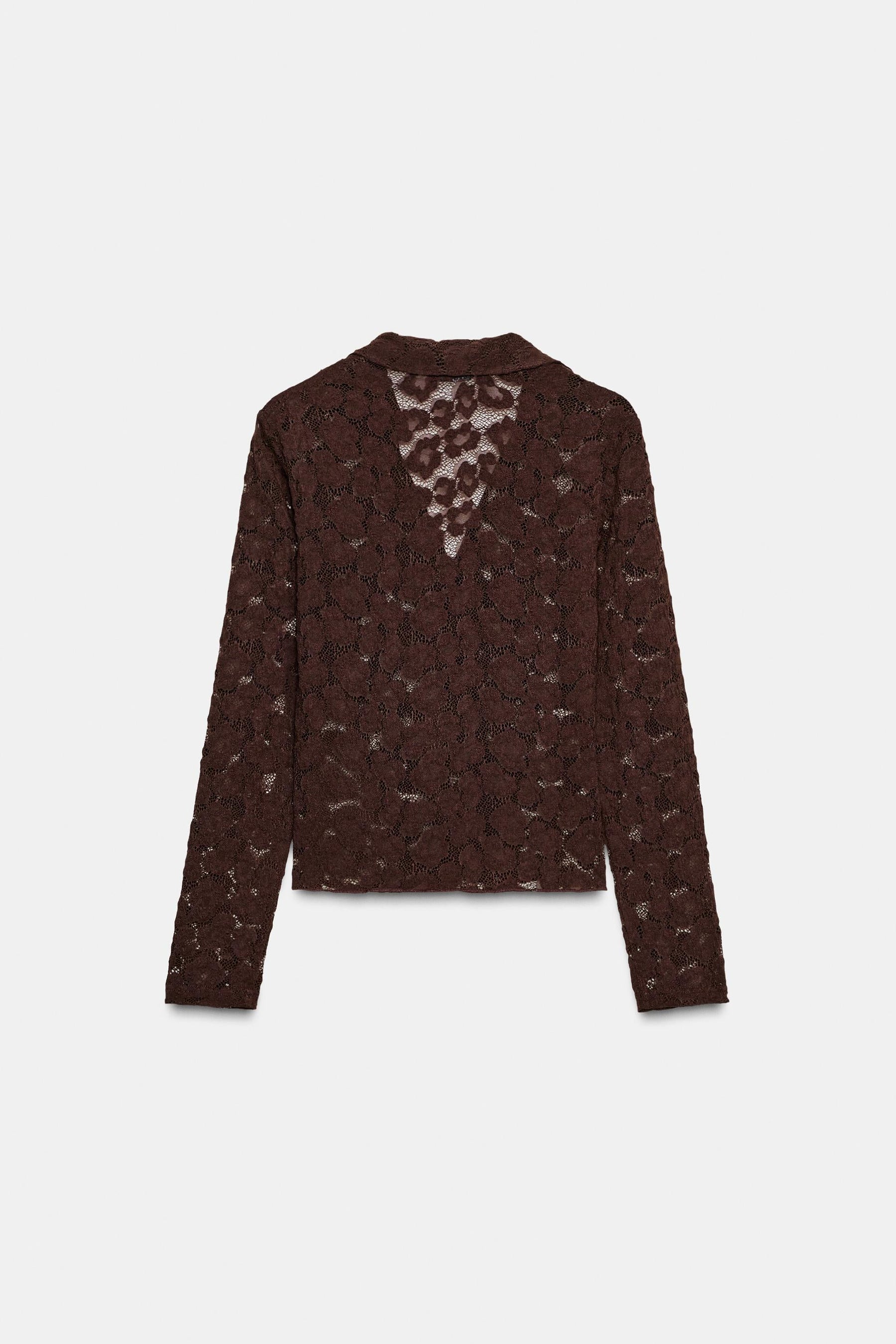 Pointelle Knit Top