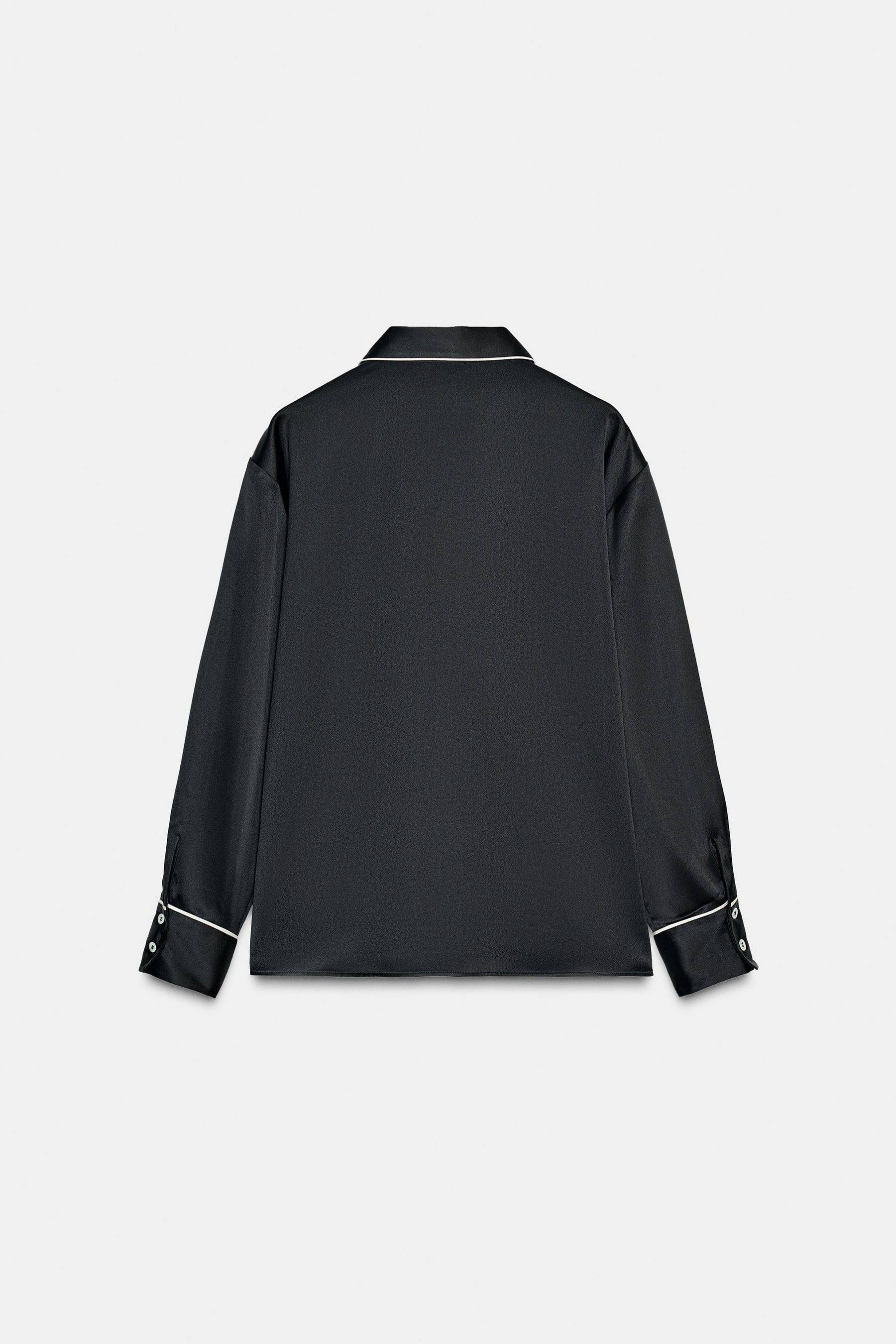Oversized Satin Shirt