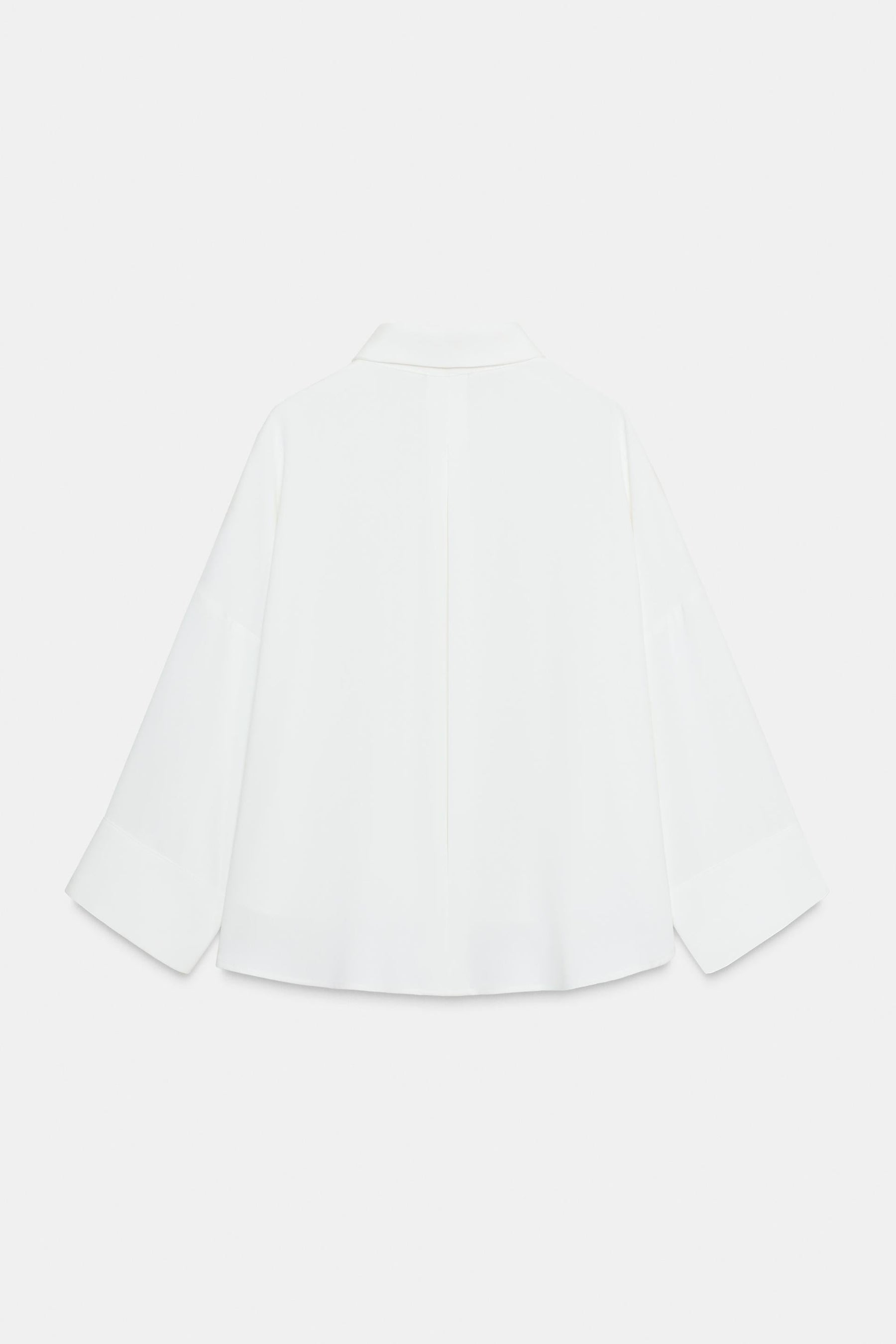 Crepe Shirt with Pintucks
