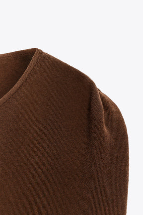 TOP WITH ELASTICATED HEM - Image 6