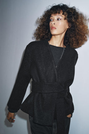 SOFT-TOUCH BELTED JACKET - Image 2