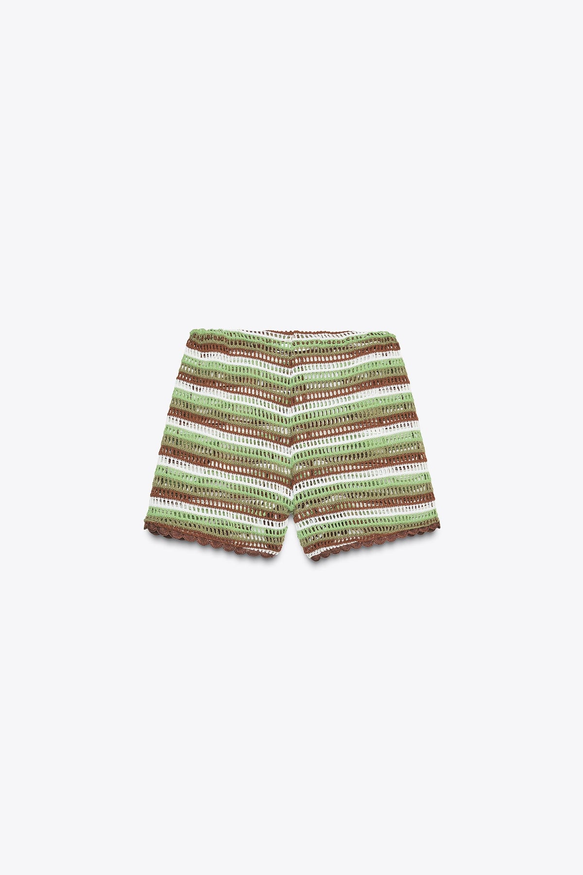 Crochet Drawstring Shorts