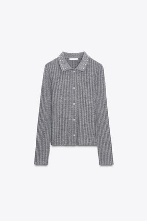 Cardigan mit Cut-out-Details