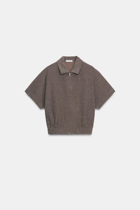 Jacke mit weichen Ärmeln