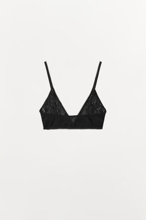 SEAMLESS LACE BRALETTE