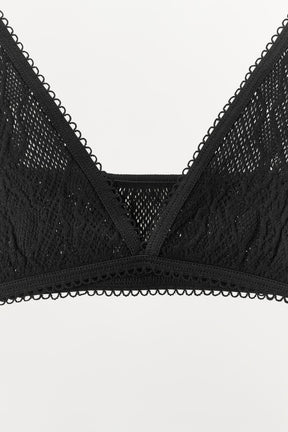 SEAMLESS LACE BRALETTE