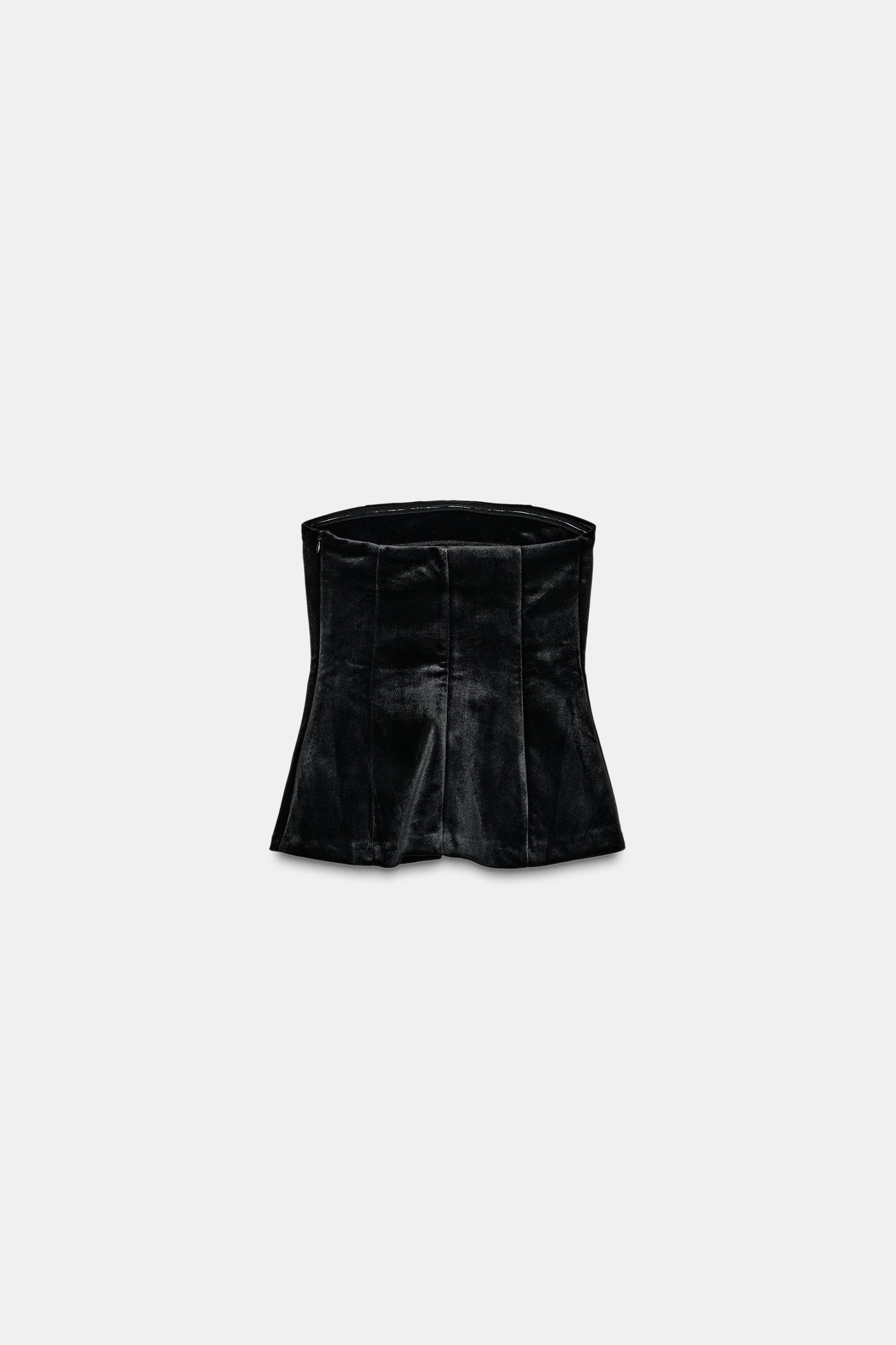 Velvet Bandeau Top