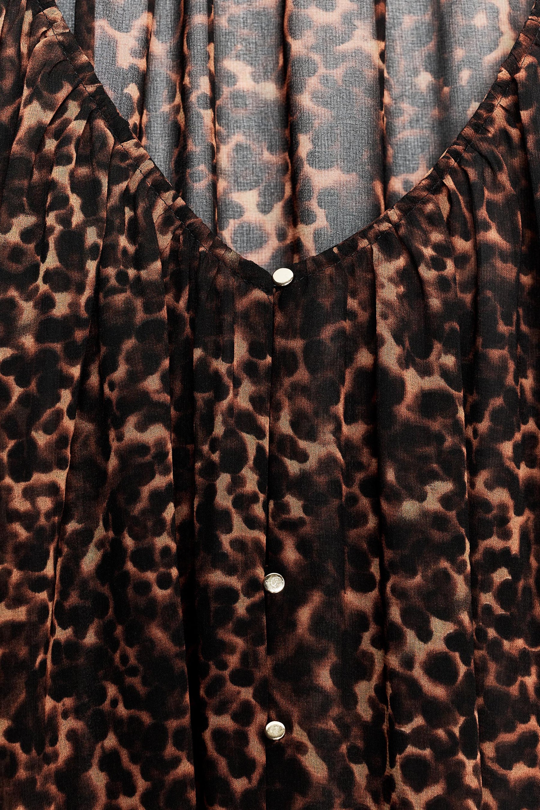 Bluse mit Tiermuster