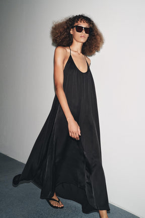Satin-Camisole-Kleid
