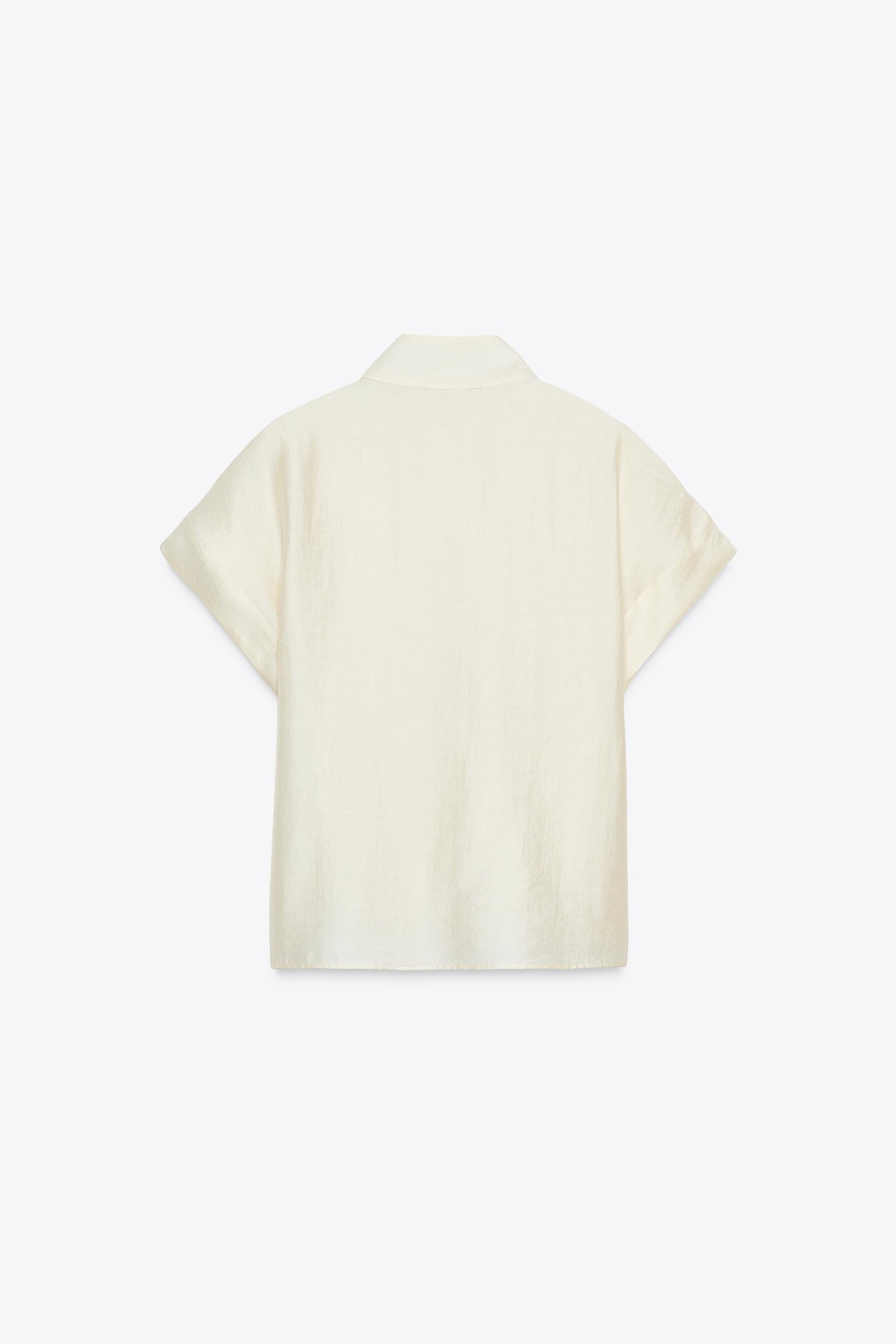 Contrast Button Shirt