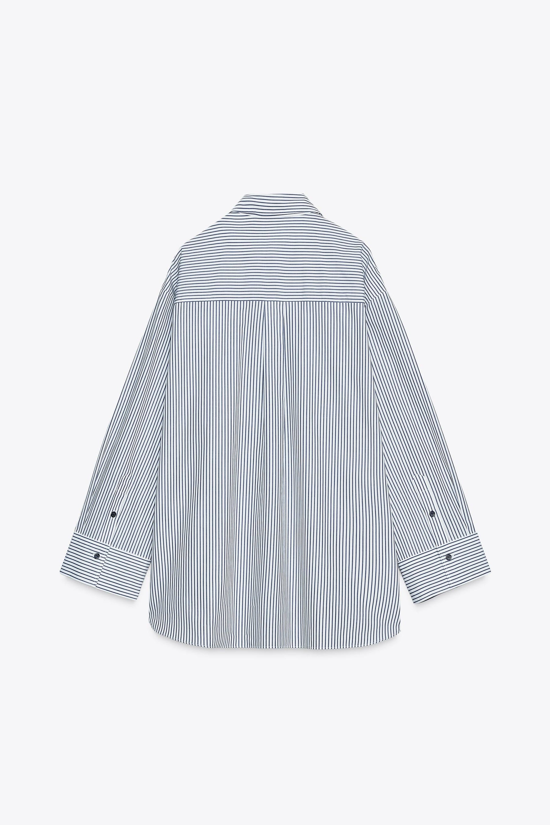 Striped Poplin Shirt
