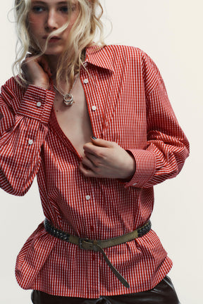 OVERSIZED CHECK SHIRT