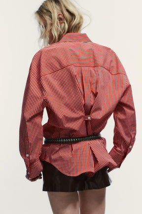 OVERSIZED CHECK SHIRT