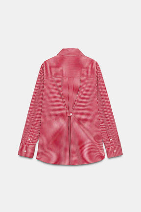 OVERSIZED CHECK SHIRT