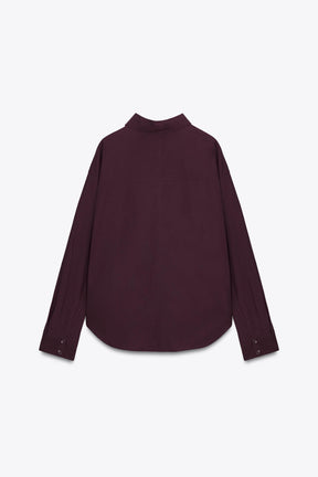 Oversized Poplin Shirt